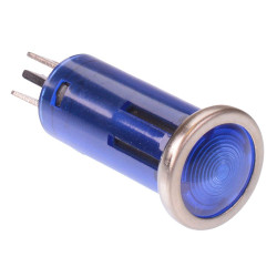 Blue 12V 12.5mm Panel Indicator Light