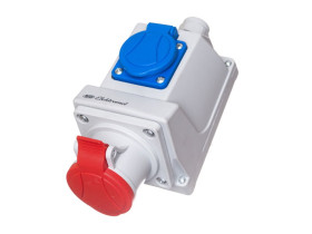 Gniazdo siłowe GSC 16/4 stałe COMBI 921841 ELEKTROMET