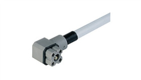 Złącze Gniazdowe Z Kablem Zasilającym Serii G Żeński Kątowy 4-Pinowy (3+Pe)...