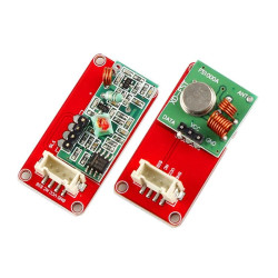 Crowtail – 315MHz RF Receiver with Transmitter 2.0 – zestaw komunikacji bezprzewodowej AM, 315 MHz, 3–12 V