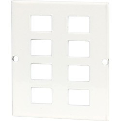 Blacha montażowa do szaf multimedialnych gniazda światłowodowe