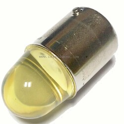 Ba15s - żółta przez. 230V Led Fi.15x33 AC/DC