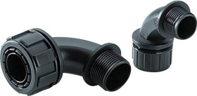 Złącze śrubowe do węża LAPP SILVYN® MPC 90° M 40x1,5 BK 55502485, 2 szt.