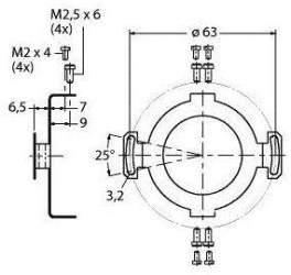 Turck 1544613 Sprzęgło stojana RME-2 1 szt.