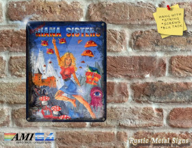 The Great Giana Sisters Box Artwork from the Original Amiga / C64 Game - Metal Sign