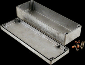 Aluminum die cast enclosure, (L x W x H) 361 x 120 x 60 mm, gray (RAL 7046), IP68, 1590Z164