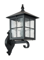 Kinkiet zewnętrzny Wenecja K 3012/1/KW g, E27 max 60W kolor czarny 0438621