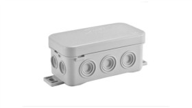 Puszka N/T Hermetyczna Pusta 89X42x38mm Ip54 Z Dławicą Zintegrowaną Szara N8...