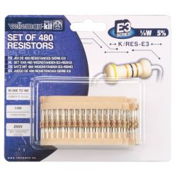 Resistor Set E3 Series - 10Ω to 1MΩ (480pcs)