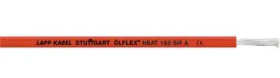 Silicone-switching strand, halogen free, ÖLFLEX HEAT 180 SiF A, 0.75 mm², red, outer Ø 2.75 mm, 1249583/100