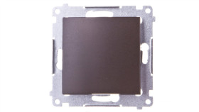 Simon 54 Łącznik Pojedynczy Moduł 16Ax 250V Zaciski Śrubowe Brąz Mat Dw1a.01/46