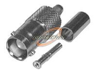 BNC GNIAZDO NA KABEL RG174 ZACISKANE