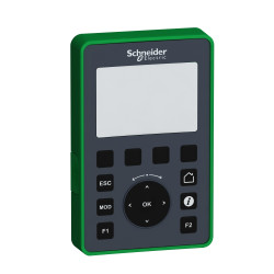 Panel HMI Schneider Electric Modicon M221 rozdzielczość: 240 x 160 LCD STN IP20, IP65 RJ45 (RS485) 80 x 20 x 126 mm