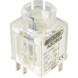 Schlegel AZOSOI Push-Button Contact 2 Breakers, Momentary, 250V AC