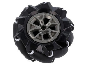 DF-FIT0768 Koło prawe czarny przykręcany Ø: 97mm Pokrycie: guma W: 44,9mm