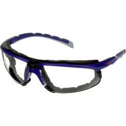 3M S2001SGAF-BGR-F Safety Glasses Anti-Fog Anti-Scratch Coating Blue Grey