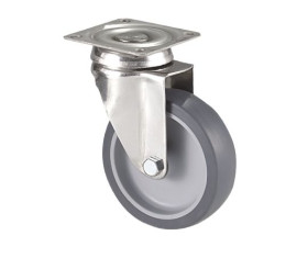 Koło samonastawne średnica kabla 63mm Płyta Guitel Hervieu 60kg wysokość całkowita 90mm