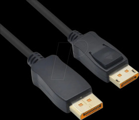 11046026 DisplayPort cable, 16K, 60 Hz, black, 2 m