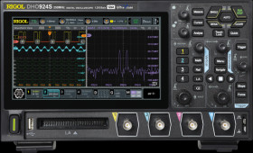 DHO924S Digital storage oscilloscope, 250 MHz, 4 channels, 16 digital ch