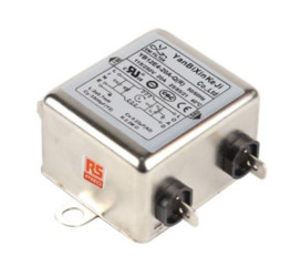 Filtr EMI 20A 1-fazowy 1MΩ 115/250 V AC 50/60Hz 2*0,5 mH RS PRO Montaż w obudowie