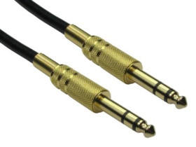Kabel Jack audio, złącze A: Męskie, złącze B: Męskie, 1m