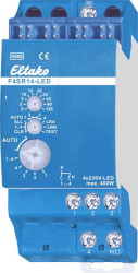F4SR14-LED Eltako magistrala RS485 Element wykonawczy 4-kanałowy szyna montażowa Maksymalna moc przełączania 1800 W