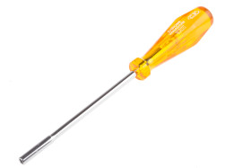 Wkrętak do nasadek, dł. ostrza: 215 mm, mat. łopatki: Stal stopowa, mat. uchwytu: Plastik, końcówka: Sześciokątna,