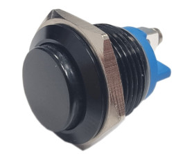 Przycisk wandaloodporny PBWB-16BKS CZARNY monostabilny wystający