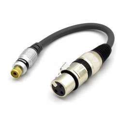 ADAPTER XLR ŻEŃSKI GNIAZDO RCA MIKROFON VITALCO