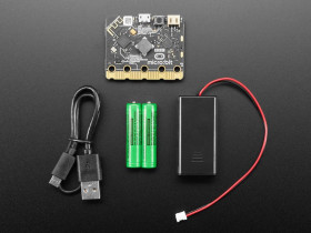Adafruit Micro:bit v2 Go Bundle - Batteries and USB Cable Included