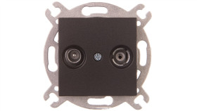 Novella Gniazdo Rtv Końcowe, Kolor Czarny / 92105521M