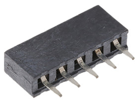 Gniazdo PCB 5 -pinowe raster: 2mm Listwa z gniazdami Proste Przewlekany