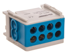 Blok rozdzielczy kompaktowy BRC 25-1/2 niebieski R33RA-02030000501