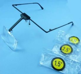 LUPA OKULAROWA POWIĘKSZ. 1,5x,2,5x,3,5x