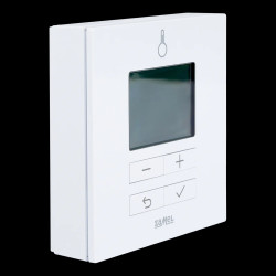 Regulator temperatury LBR-02-BIA dobowy bateryjny biały przewodowy przekaźnikowy