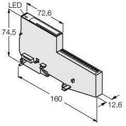 Moduł ekonomiczny Turck BL20-E-8AI-U/I-4PT/NI 6827325 1 szt.