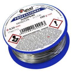 Cyna lutownicza szpulka 100G 0,5mm Sn60Pb40