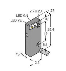 Bezzwrotny czujnik fotoelektryczny Turck VS4RP5R 3069426 1 szt.