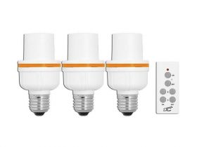 GNIAZDO ZAROWKI E27 STEROWANE PILOTEM X3