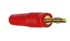 Wtyk banan 2mm EFP24 czerwony Talvico