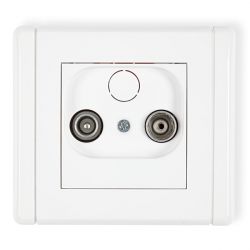 Gniazdo abonenckie RTV końcowe 2dB