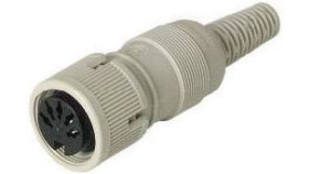 Wtyk Gniazdowy Z Śrubą Blokującą Żeńskie Proste 6-Pinowe Mak 6100