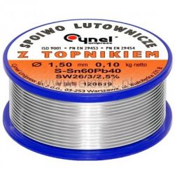 Cyna śr.1,50mm 100g CYNEL