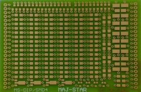 MS-DIP-SMD4 80x60mm PŁYTKA UNIW.