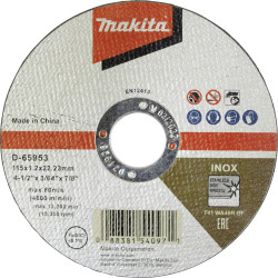 Tarcza tnąca Makita D-65953 D-65953 115 mm 1 szt.