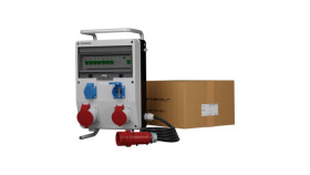 Rozdzielnica Budowlana Na Stojaku Z Kablem Eco-S/Fi Skhu 32A 16A 2X230v...