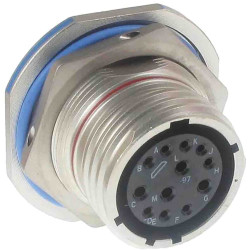 Złącze 6-pinowe Żeński Amphenol Aerospace Męski MIL-DTL-38999 rozmiar A