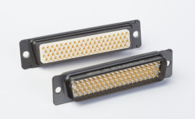 Złącze D-Sub 15-pinowe Męskie do żeńskiego Kątowe Montaż na panelu raster 2.21mm