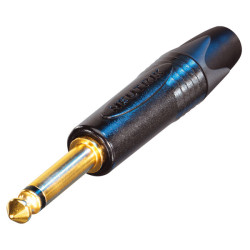 Neutrik NP2X-B Mono Jack Plug (Black) 2 Pole 6.35mm