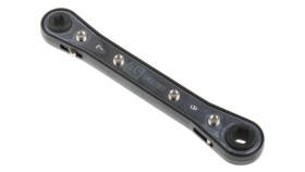 Klucz Oczkowy Z Grzechotką, Roz. 7 X 8 Mm, Materiał: Stal Chromowo-Wanadowa,...